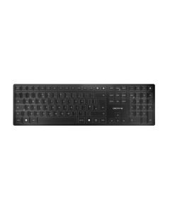 Cherry KW 9100 SLIM bežična/BT tipkovnica, AES-128 enkripcija, crna