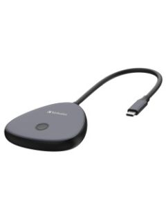 Verbatim Share My Screen USB-C Wireless Display Adapter 4K with Hub WDA-02