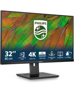 Philips 32" 32B1N3800/00 4K UHD (3840x2160) VA, 350 cd/m2, 3500:1, HDMIx2, DPx1, USB Hub, Pivot