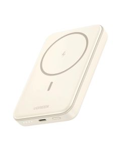 UGREEN prijenosni punjač 10000mAh, bežično punjenje do 15W, USB-C, Power Delivery do 20W, bijeli