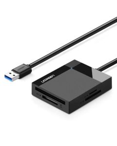 UGREEN čitač TF/SD/CF/MS memorijskih kartica, USB 3.0, crni