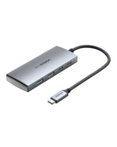 UGREEN 4-portni USB-C HUB 2xUSB-A, 2xUSB-C, 10Gbps, sivi