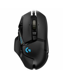 Logitech G502 Hero High Performance igraći optički miš, USB, crni (910-005471)