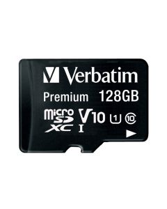 Verbatim memorijska kartica Premium Micro SDXC 128GB Class 10 + adapter