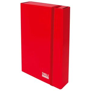 Fascikl kartonski Spree s klapnama i gumicom,245X325X50 mm, crveni