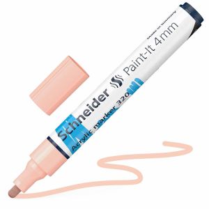 Flomaster Schneider, akrilni marker, Paint-It 340, 4 mm, apricot