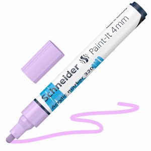 Flomaster Schneider, akrilni marker, Paint-It 340, 4 mm, pastelno ljubičasti