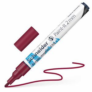 Flomaster Schneider, akrilni marker, Paint-It 310, 2 mm, bordo