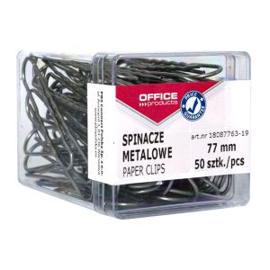 Spojnice za spise Office products metalne 77 mm, 50/1, u kutiji