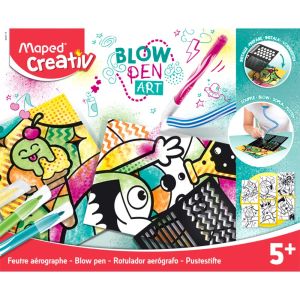 Set kreativni Maped Creativ Blowpen Pop art 5+