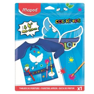 Pregača za likovni, Maped, s rukavima, za djecu do visine 128 cm