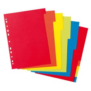 Pregrada kartonska A4, 10/1, 220 gr, Herlitz, sort boja