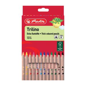 Bojice drvene Herlitz Trilino jumbo trokutaste 12/1