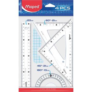 Geometrijski set srednji Maped, 4/1 MAP242820
