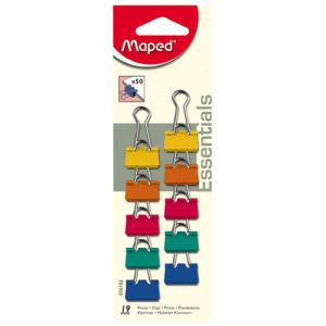 Kvačice za papir, sortirano Maped, 19 mm, 10/1, blister