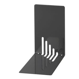 Držač za knjige metalni crni Wedo 14,0 x 8,5 x 14,0 cm