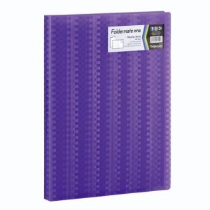 Mapa s varenim uložnim fasciklima A4/10, Foldermate One art.00875, ljubičasta