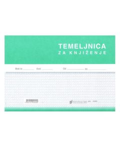 I-3 TEMELJNICA ZA KNJIŽENJE; Blok 100 listova, 21 x 14,8 cm