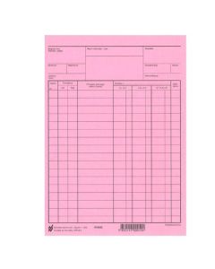 I-4/R SKLADIŠNA KARTICA (ROZA); Karton,14,8 x 21 cm