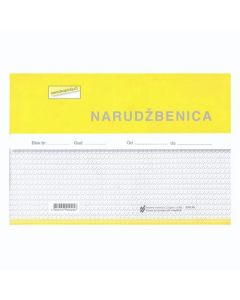 I-14/B-NCR NARUDŽBENICA (BEZ IZJAVE) A-5; Blok 100 listova, 21 x 14,8 cm