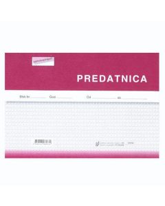 I-25/NCR PREDATNICA; Blok 4 x 25 listova, 21 x 14,8 cm