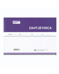 I-27/NCR ZAHTJEVNICA; Blok 2 x 50 listova, 21 x 14,8 cm