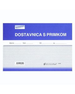 I-29/NCR DOSTAVNICA S PRIMKOM; Blok 3 x 50 listova, 21 x 14,8 cm