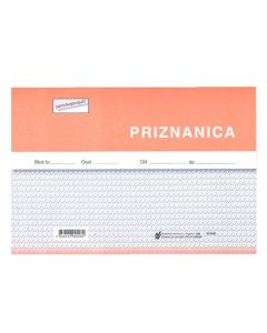 I-112/NCR PRIZNANICA; Blok 2 x 50 listova, 21 x 14,8 cm