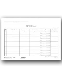 I-539 POPIS OSNIVAČA POLITIČKE STRANKE; Arak, 29,7 x 21 cm