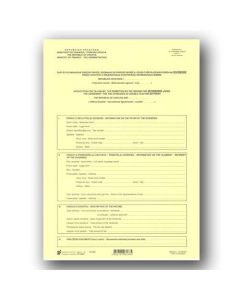 I-655 OBRAZAC - DIVIDENDE (FORM - DIVIDENDS); Komplet 4 lista, 21 x 29,7 cm