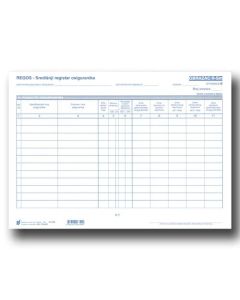 R-SM/B PODACI PO OSIGURANICIMA; Komplet 2 lista, 29,7 x 21 cm