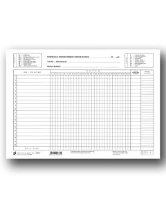 II-87 EVIDENCIJA O KORIŠTENJU RADNOG VREMENA; List, 29,7 x 21 cm