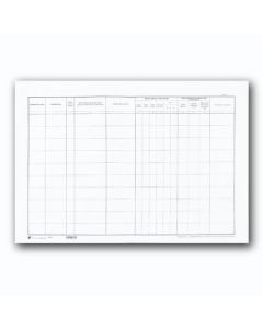 II-134 UPISNIK PREDMETA PRVOG STUPNJA UPRAVNOG POSTUPKA; List, 50 x 35 cm