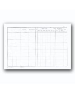 II-135 UPISNIK PREDMETA DRUGOSTUPANJSKOG UPRAVNOG POSTUPKA; List, 50 x 35 cm