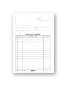 II-150/A OMOT I POPIS SPISA I PRILOGA; Arak, 22 x 31 cm