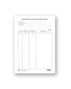 II-146/A POPIS PEČATA I ŽIGOVA S GRBOM RH KOJE TREBA UNIŠTITI; List, 21 x 29,7 cm