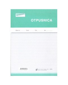 III-38 OTPUSNICA; Blok 3 x 50 listova, 14,8 x 21 cm