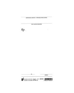 III-1-2 RECEPT ZA NEOSIGURANIKE; Blok 100 listova, 9,5 x 16,8 cm