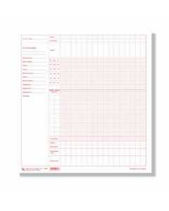 III-4-1 TEMPERATURNI LIST ZA DJECU; List, 33 x 35 cm