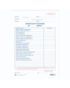 III-6-19/A GODIŠNJI PLAN IMUNIZACIJE (Obrazac 3); List, 21 x 29,7 cm