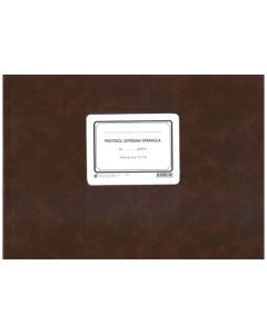 1-21-13 PROTOKOL IZVRŠENIH OPERACIJA; Knjiga 200 stranica, 42 x 29,7 cm