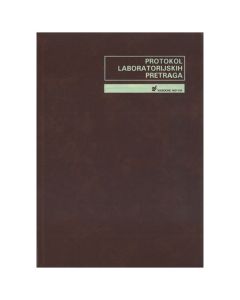 1-00-11/A PROTOKOL LABORATORIJSKIH PRETRAGA; Knjiga 400 stranica, 21 x 29,7 cm