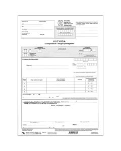 III-5-8/E POTVRDA O ORTOPEDSKIM I DRUGIM POMAGALIMA; List, 21 x 29,7 cm