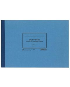 V-4-65 OČEVIDNIK KORIŠTENJA GODIŠNJEG ODMORA; Knjiga 60 stranica, 29,7 x 21 cm