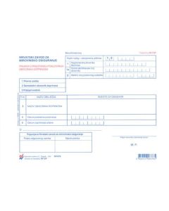 M-12 P PRIJAVA O PRESTANKU POSLOVANJA OBVEZNIKA DOPRINOSA; Komplet 2 lista, 21 x 14,8 cm