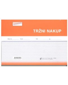 VII-8/A-NCR TRŽNI NAKUP; Blok 3 x 50 listova, 21 x 14,8 cm