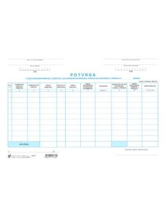 IX-285/11 POTVRDA O ISPLAĆENOM PRIMITKU DOHOTKU, UPLAĆENOM DOPRINOSU, POREZU NA DOHODAK I PRIREZU; Komplet 2 lista, 29,7 x 21 cm