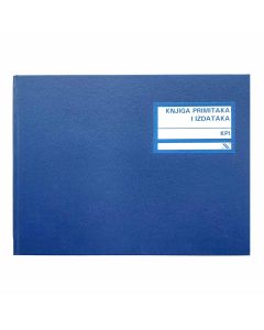 IX-283/E Knjiga primitaka i izdataka (Obrazac KPI); Knjiga 100 stranica, 32,8 x 24 cm