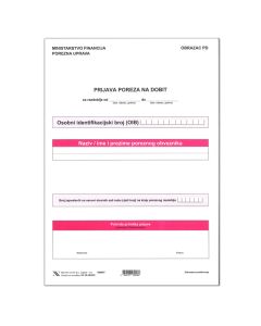 IX-352/23 PRIJAVA POREZA NA DOBIT (Obrazac PD)
