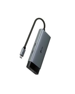 TP-Link 5-portni USB-C HUB 2xUSB-A, 1xUSB-C, 1xUSB-C PD, 1x HDMI 4K 60Hz, crni